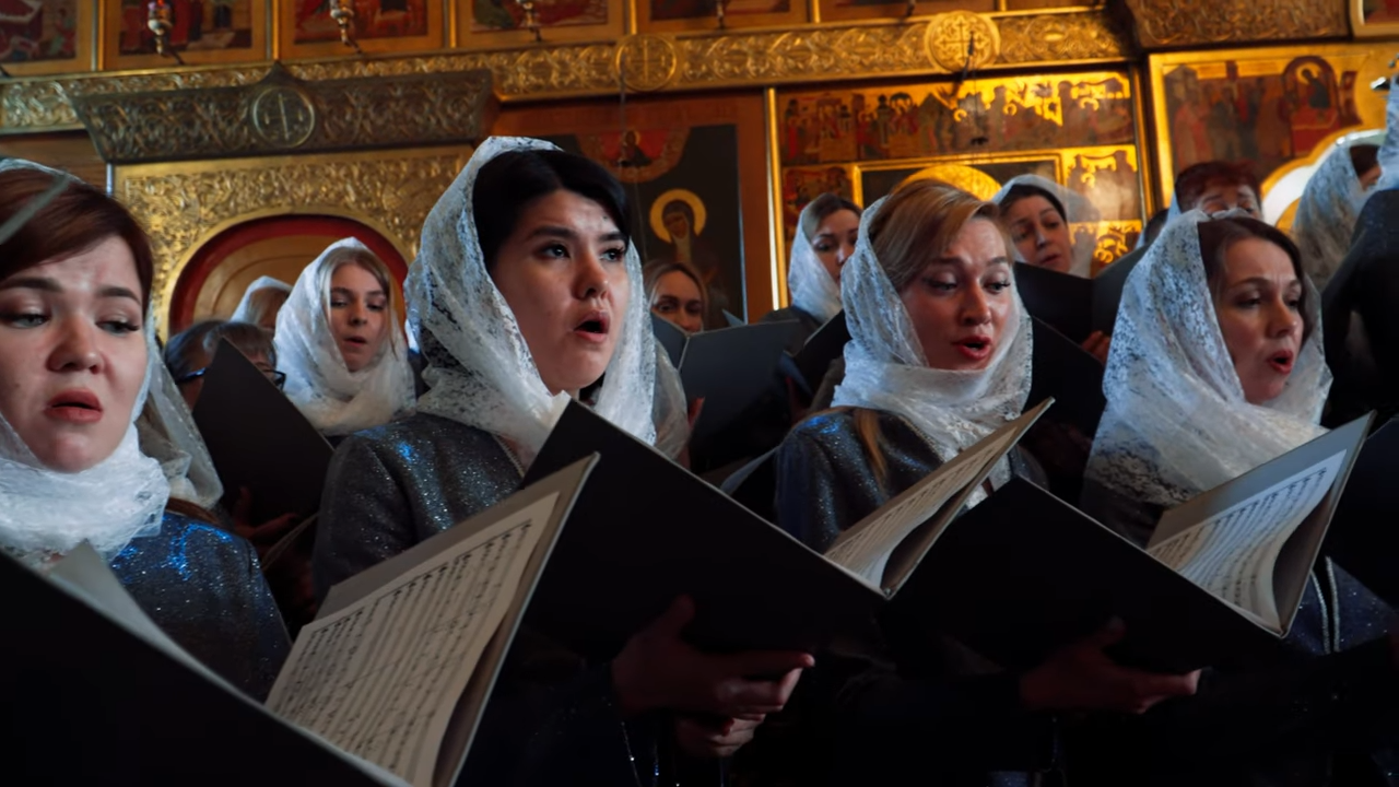 Симфонический хор Свердловской филармонии в храме Храме Вознесения Господня