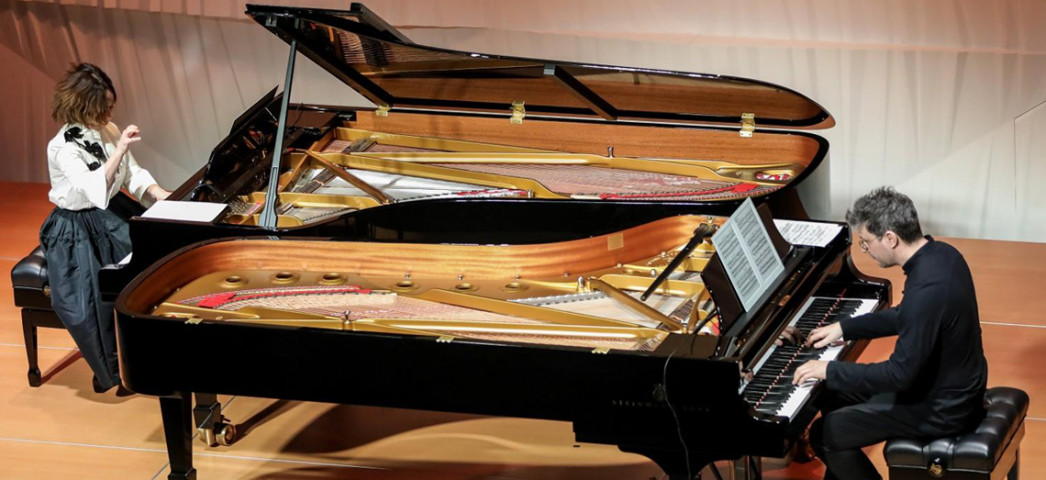 Фортепианный дуэт: Людмила Берлинская и Артур Ансель